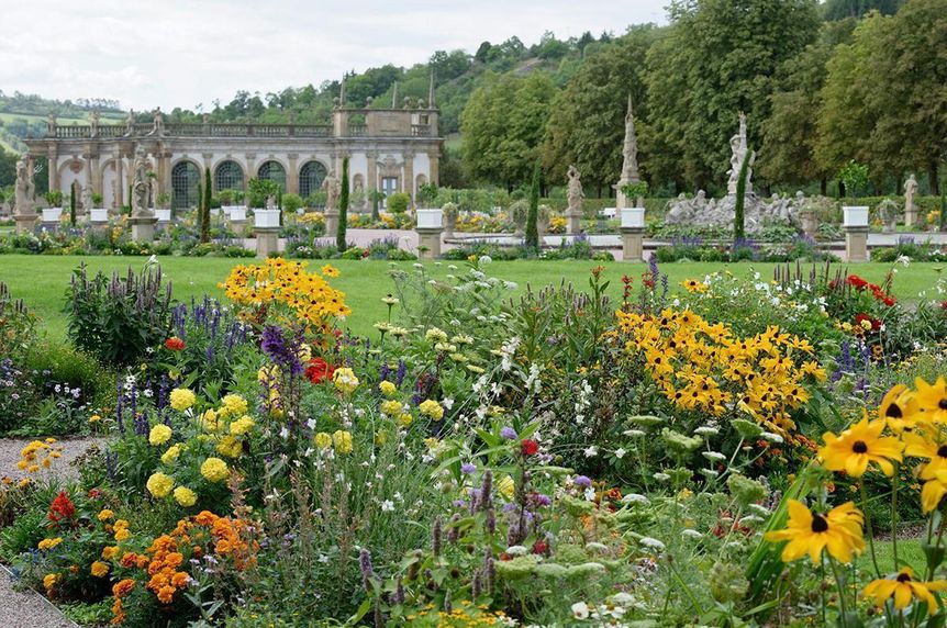 Foto: Staatliche Schlösser und Gärten Baden-Württemberg, Niels Schubert Schloss und Schlossgarten Weikersheim, Schlossgarten
